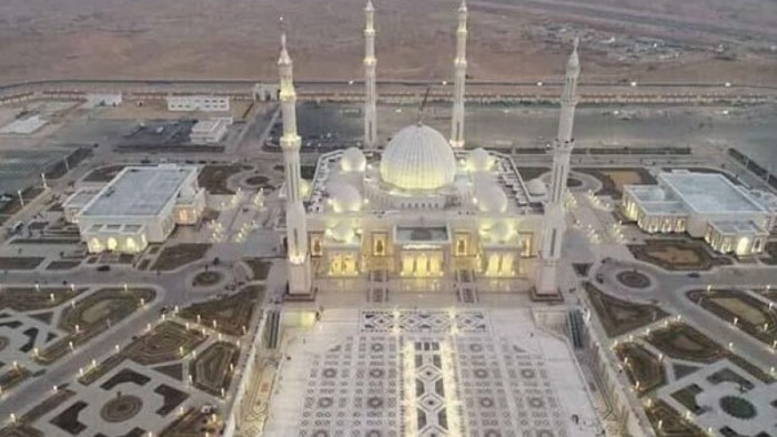 افتتاح مسجد الفتاح العليم وكنيسة ميلاد المسيح...